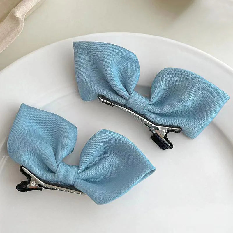 2PCS New Korean Bow Hairpins Children