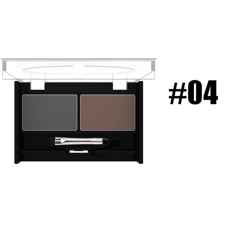Eyeshadow Cake Makeup 2 Color Waterproof