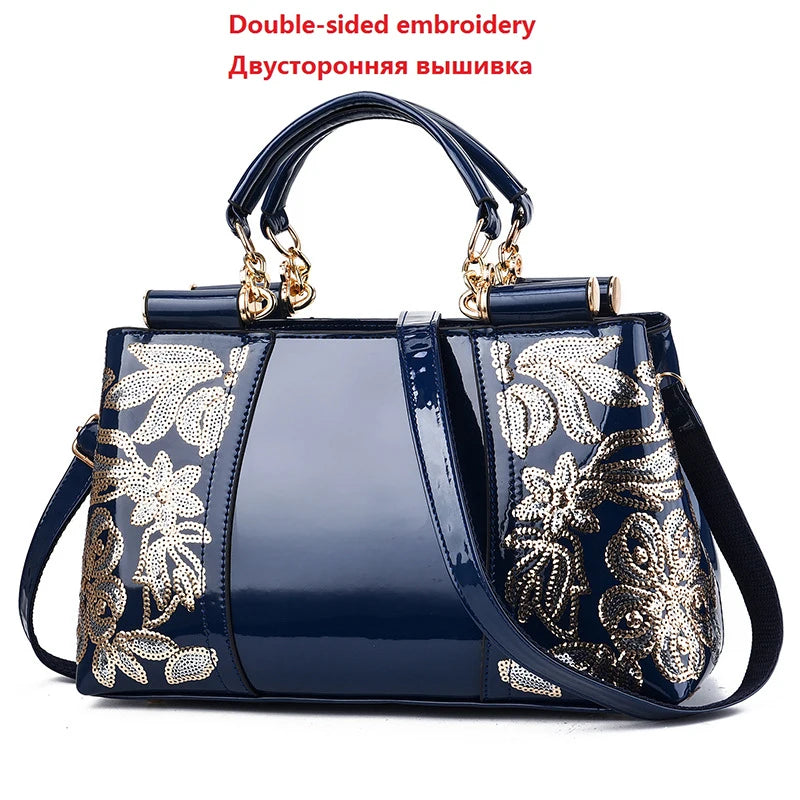 Leather Shiny Womens Bag