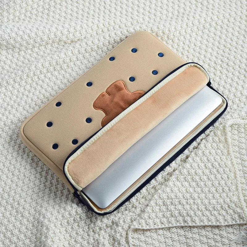 Cute Cartoon Bear Laptop Bag Notebook Sleeves