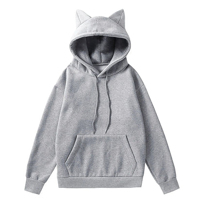 Cute Girls Cat Ears Hoodie