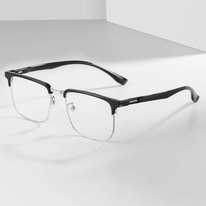 Gmei Optical Retro Alloy TR90 Men Glasses