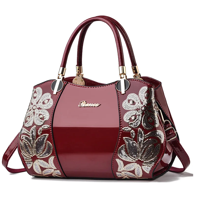 Leather Shiny Womens Bag