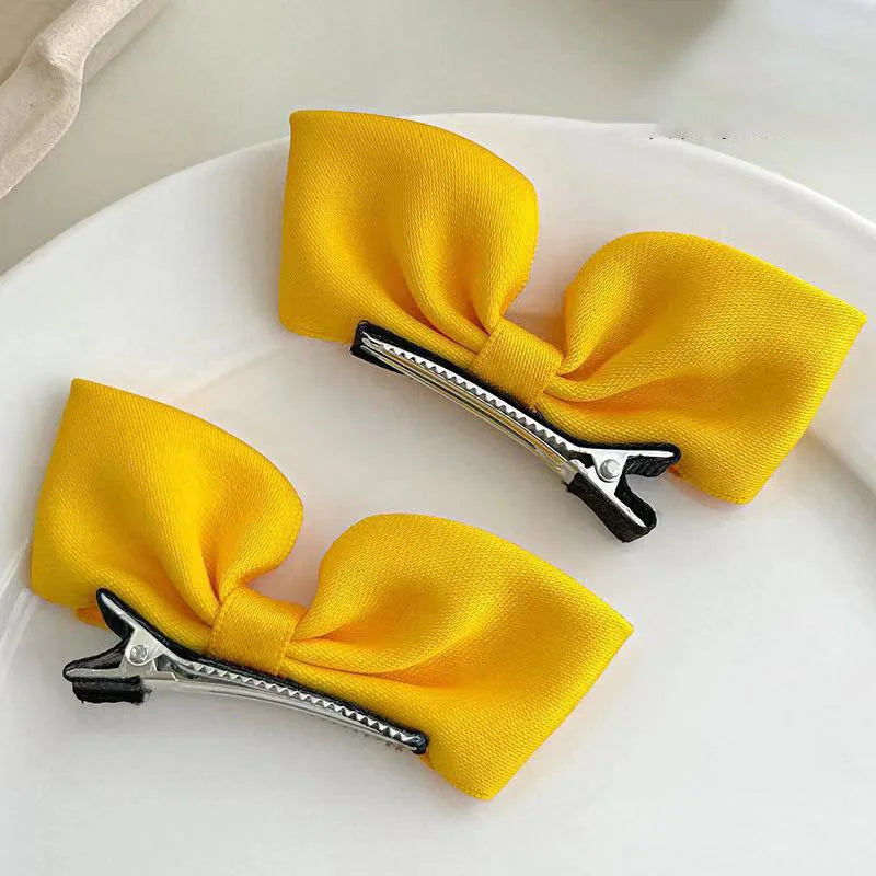 2PCS New Korean Bow Hairpins Children