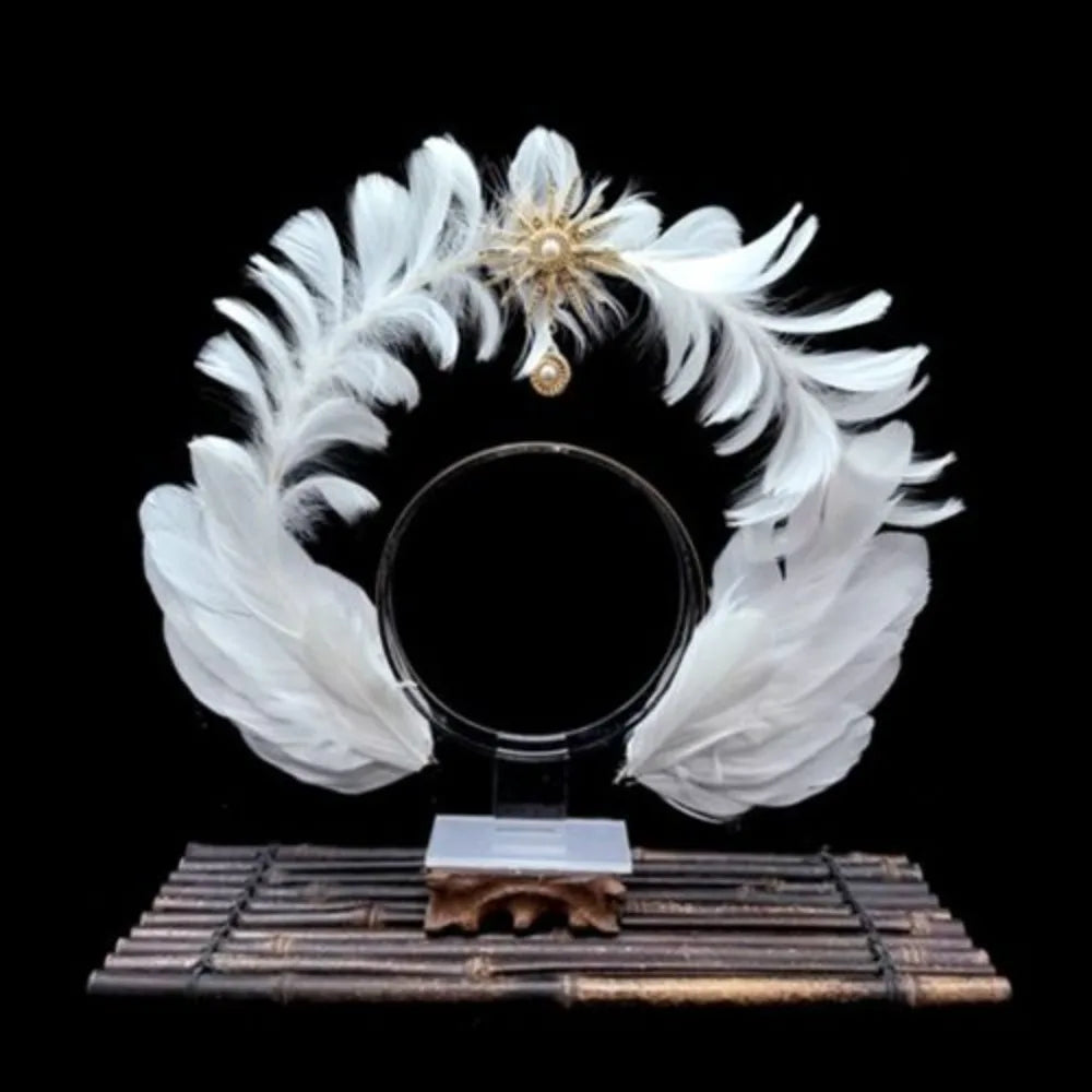 Dress Up Props Feather  Crown Headband