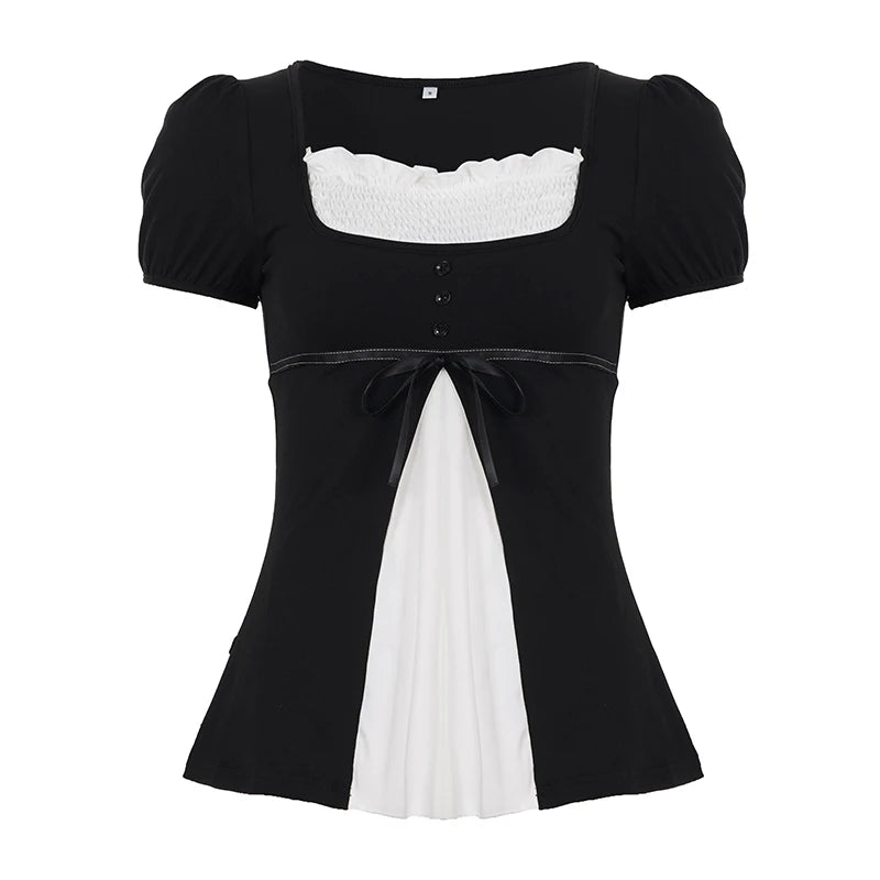 Y2K Blouse Sweet Coquette