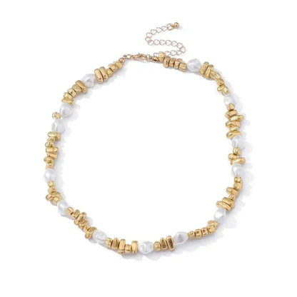 Lacteo Trendy Gold Color Plastic Beads