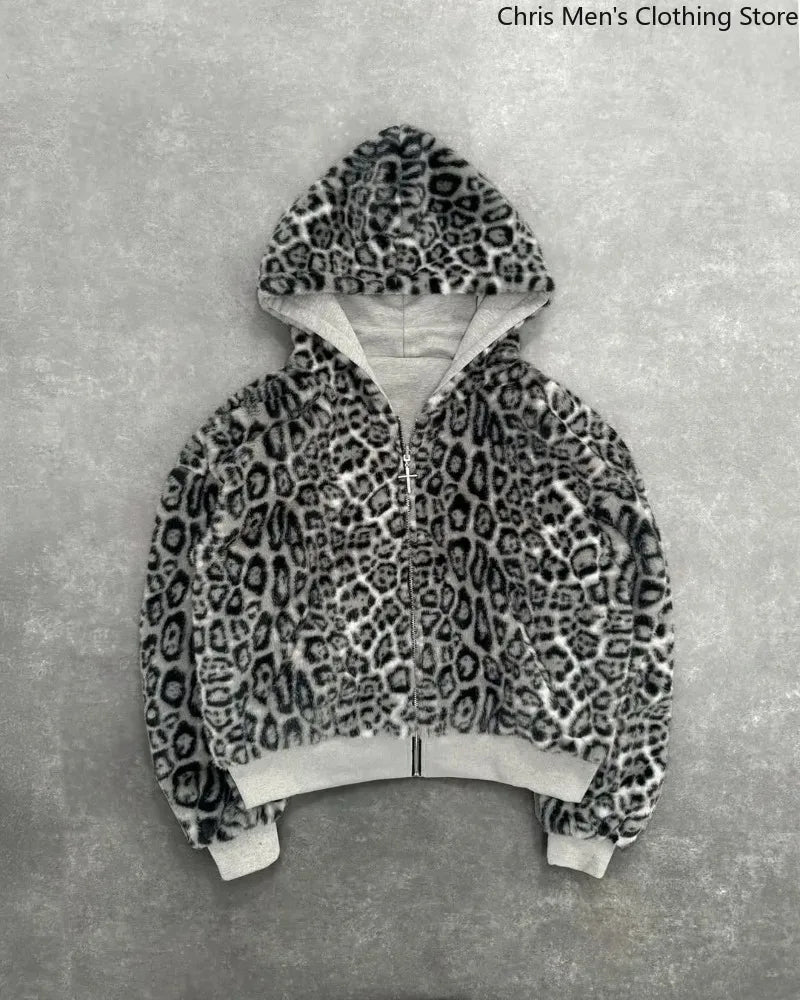 Harajuku Loose Zipper Hoodie