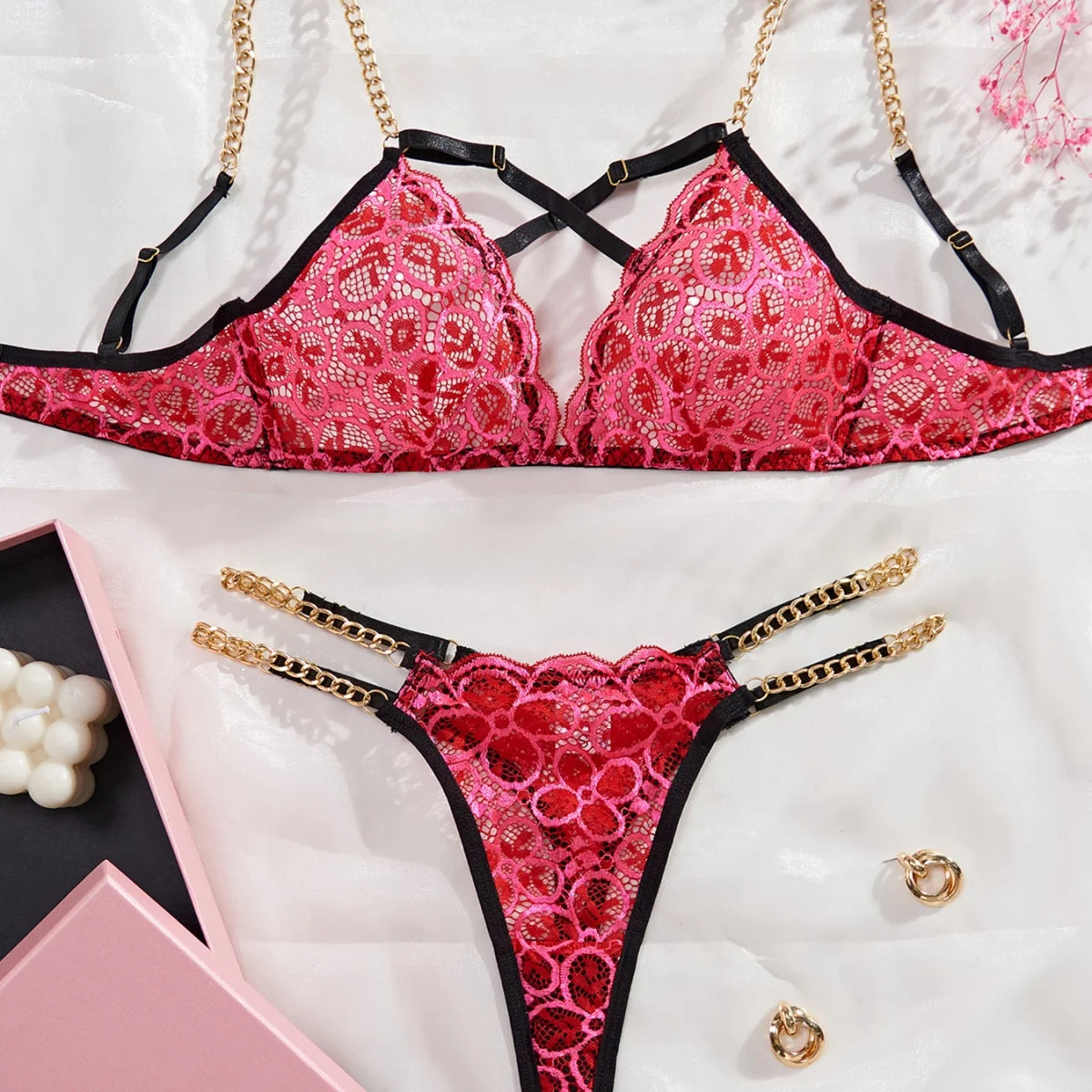 2025 Chain Hollow Bikini Wear