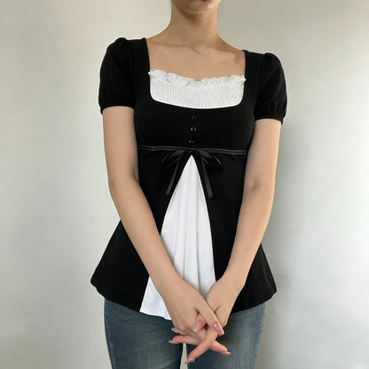 Y2K Blouse Sweet Coquette