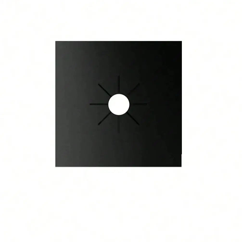 8pcs black gas stove oil proof pad