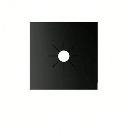 8pcs black gas stove oil proof pad
