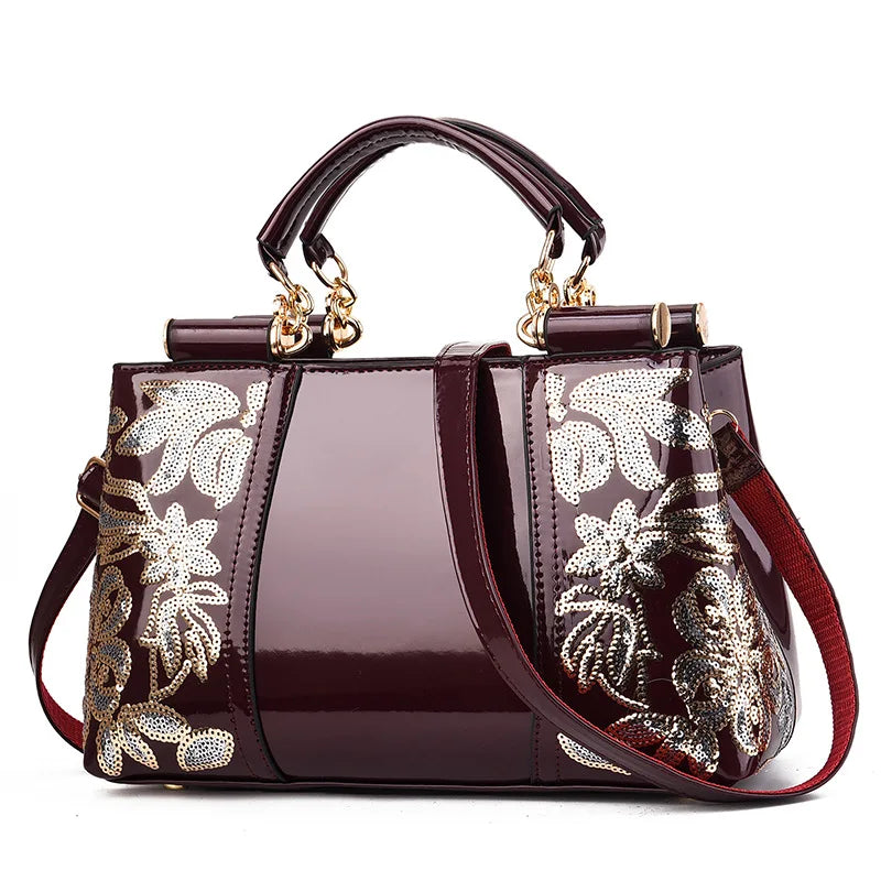 Leather Shiny Womens Bag