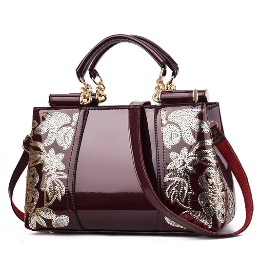 Leather Shiny Womens Bag