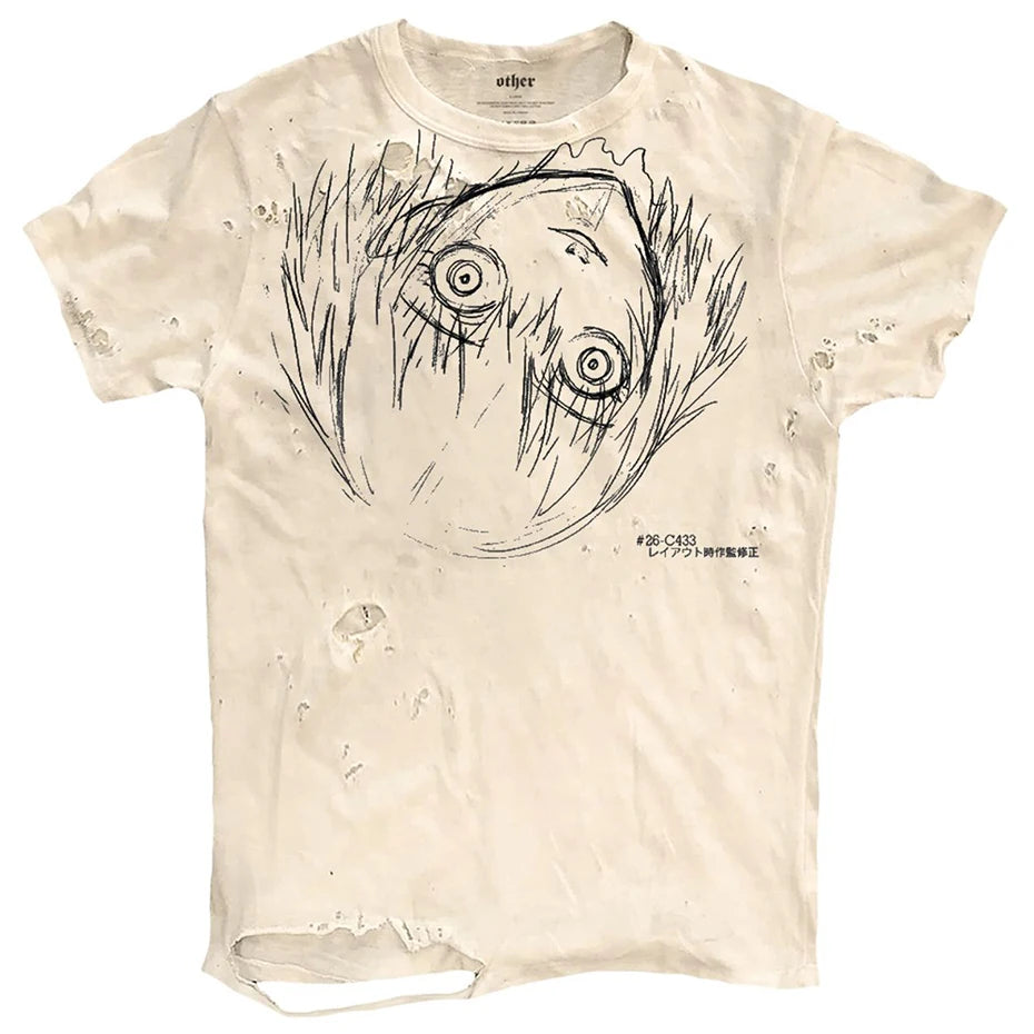 Vintage Ripped T Shirts Men Streetwear Harajuku Graphic