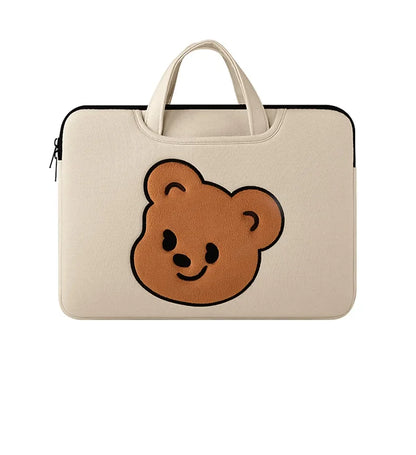 Cute Cartoon Bear Laptop Bag Notebook Sleeves