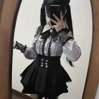 Japanese Style Lolita 2 Piece Set Y2k