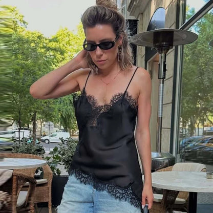 Asymmetrical Slip Top Y2K
