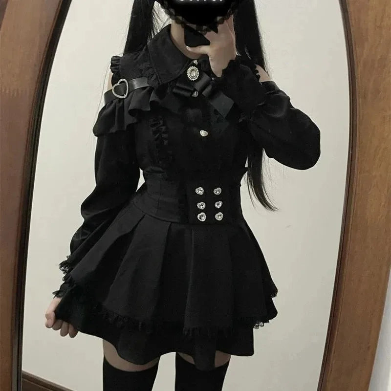 Japanese Style Lolita 2 Piece Set Y2k
