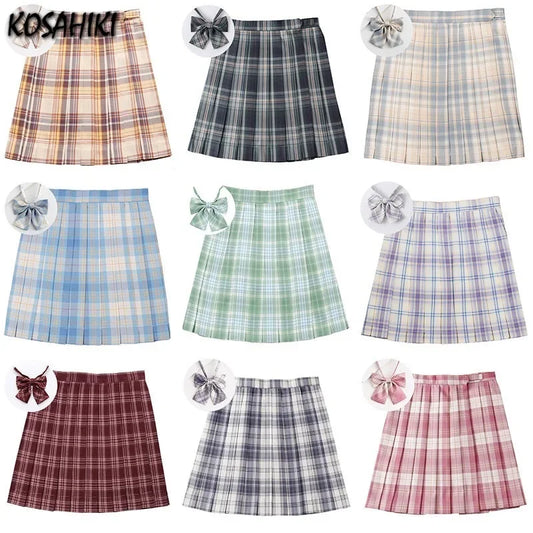 KOSAHIKI School Girl Uniform Pleated Skirts