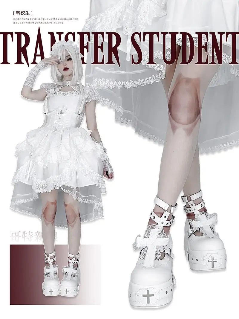 Gothic Bride Lolita Shoes