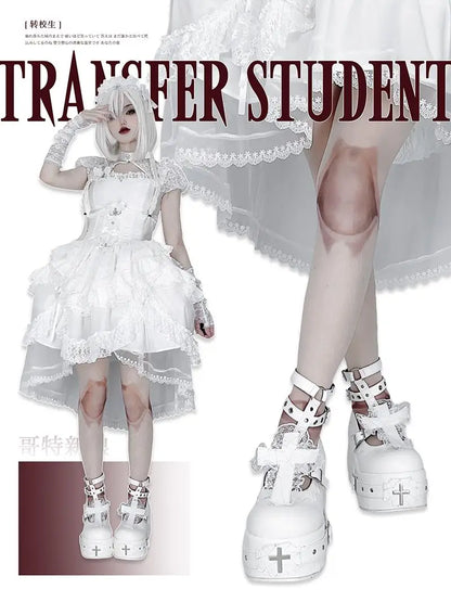 Gothic Bride Lolita Shoes