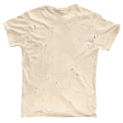 Vintage Ripped T Shirts Men Streetwear Harajuku Graphic