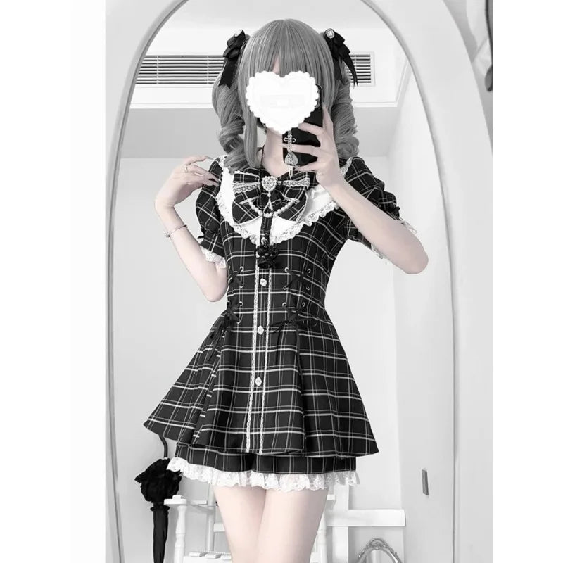 Japanese Style Lolita 2 Piece Set Y2k