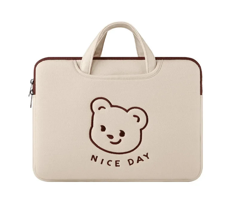 Cute Cartoon Bear Laptop Bag Notebook Sleeves