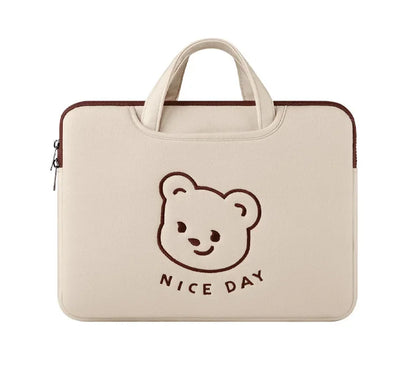 Cute Cartoon Bear Laptop Bag Notebook Sleeves