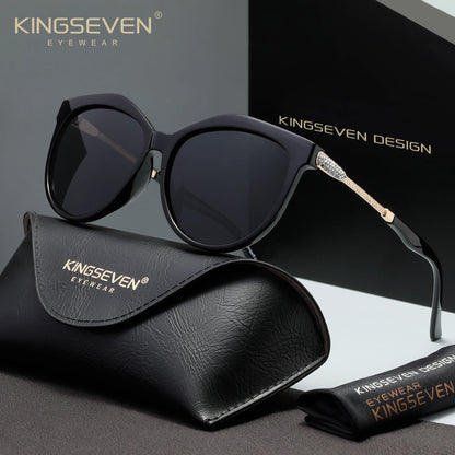 KINGSEVEN Casual Women Sunglasses Driving UV400 Polarized Protective