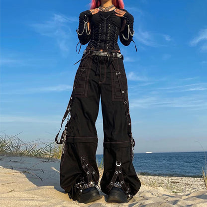 High Waist Baggy Jeans Harajuku Punk Y2K