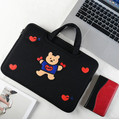 Cute Cartoon Bear Laptop Bag Notebook Sleeves