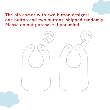 3Pcs/4Pcs Terry Cloth Waterproof Bibs