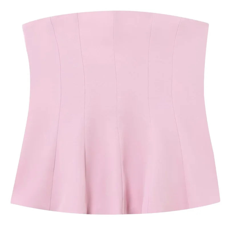 HXAO Corset Tube Top