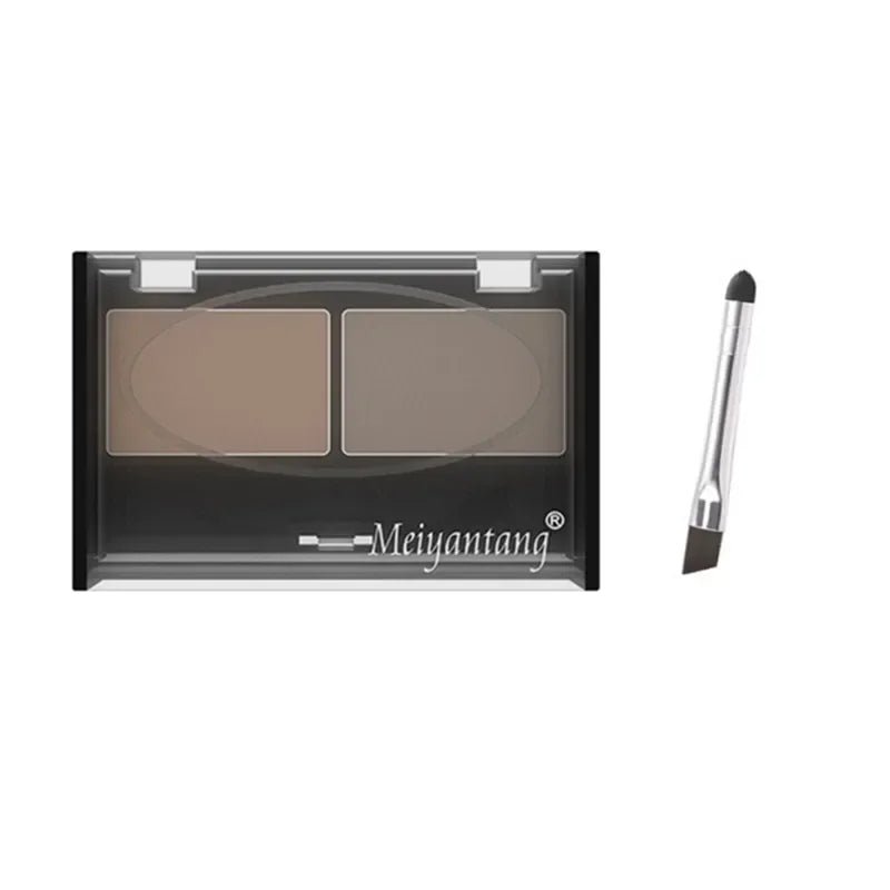 Eyeshadow Cake Makeup 2 Color Waterproof