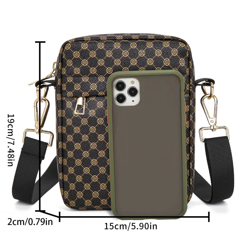 PU Leather Small Crossbody Shoulder Bag