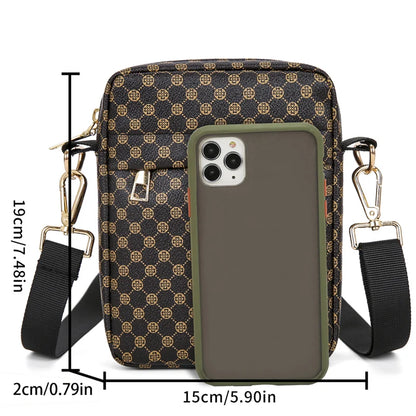 PU Leather Small Crossbody Shoulder Bag