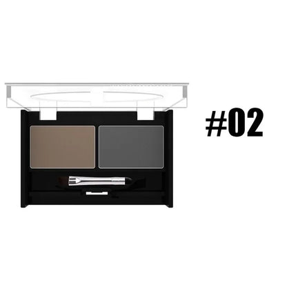 Eyeshadow Cake Makeup 2 Color Waterproof