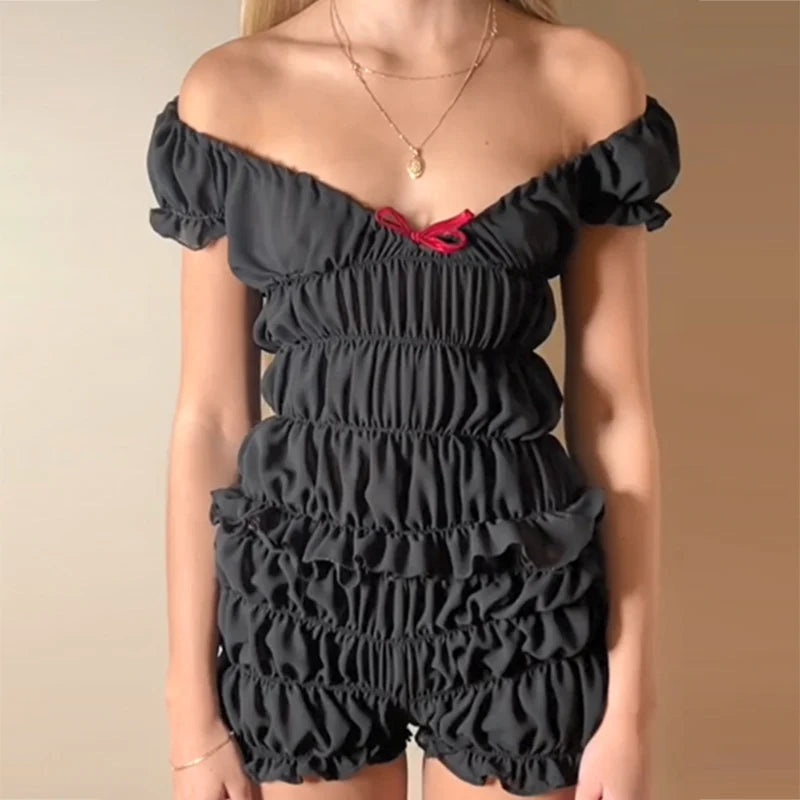 2 Piece Set Cottage Style Y2K Outfits