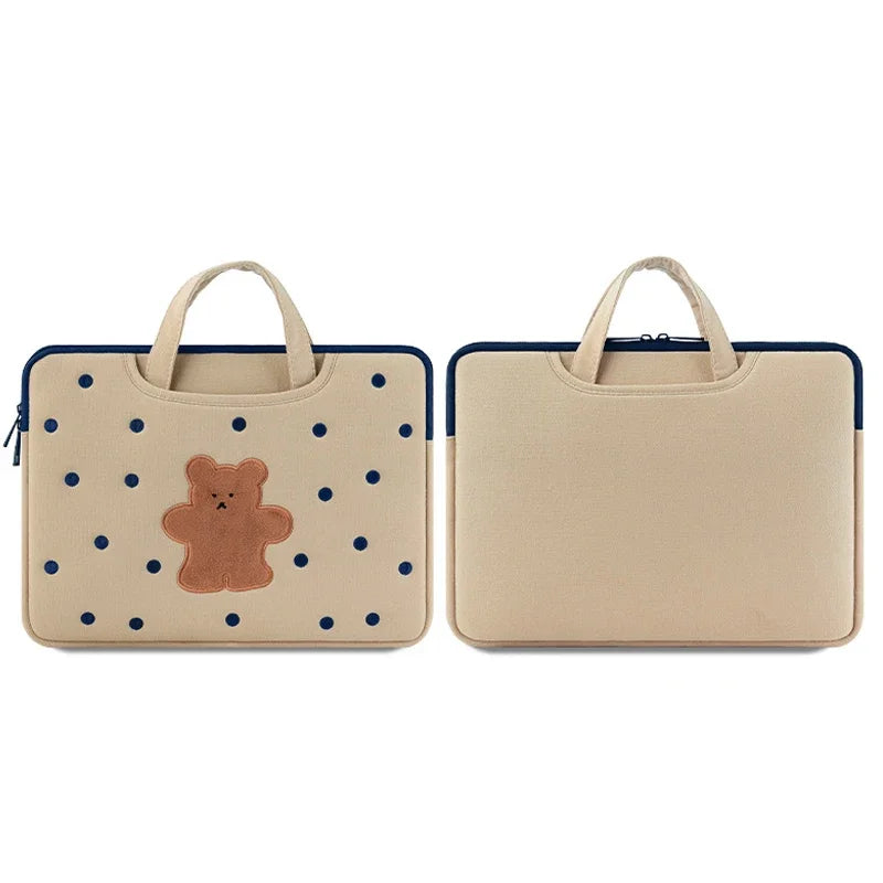 Cute Cartoon Bear Laptop Bag Notebook Sleeves
