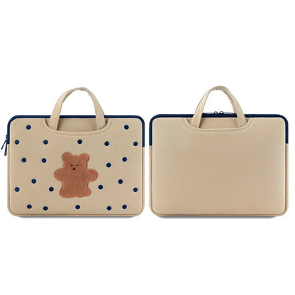 Cute Cartoon Bear Laptop Bag Notebook Sleeves