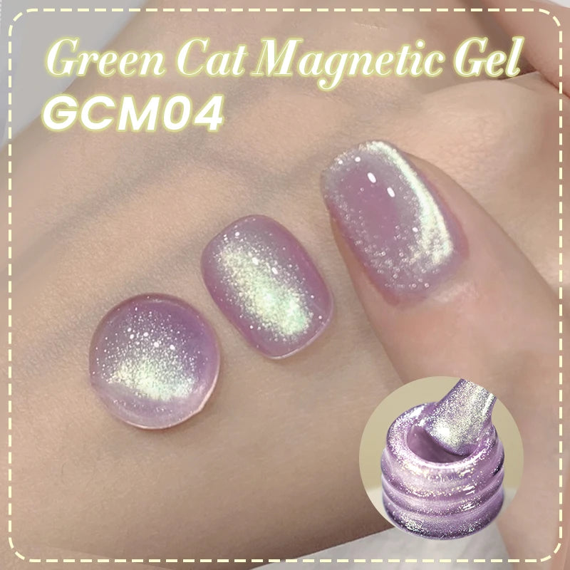 BORN PRETTY 10ml Pink Glass Cat Magnetic Gel