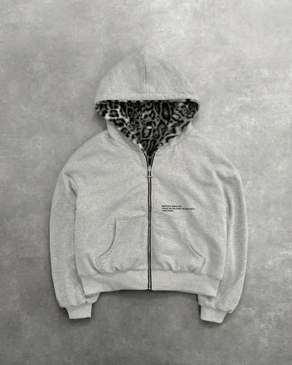 Harajuku Loose Zipper Hoodie