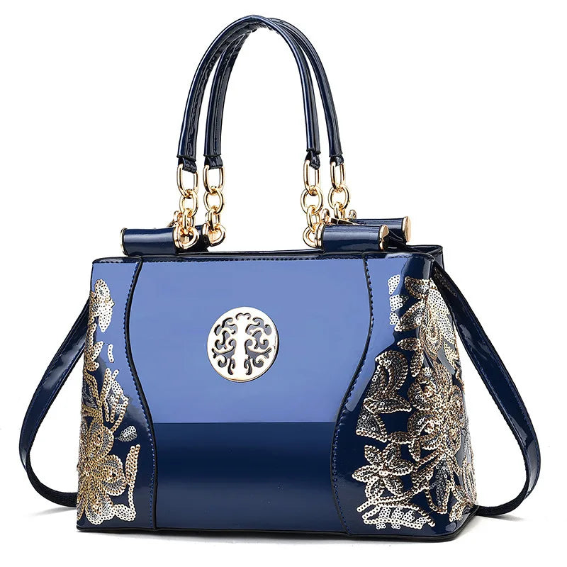 Leather Shiny Womens Bag