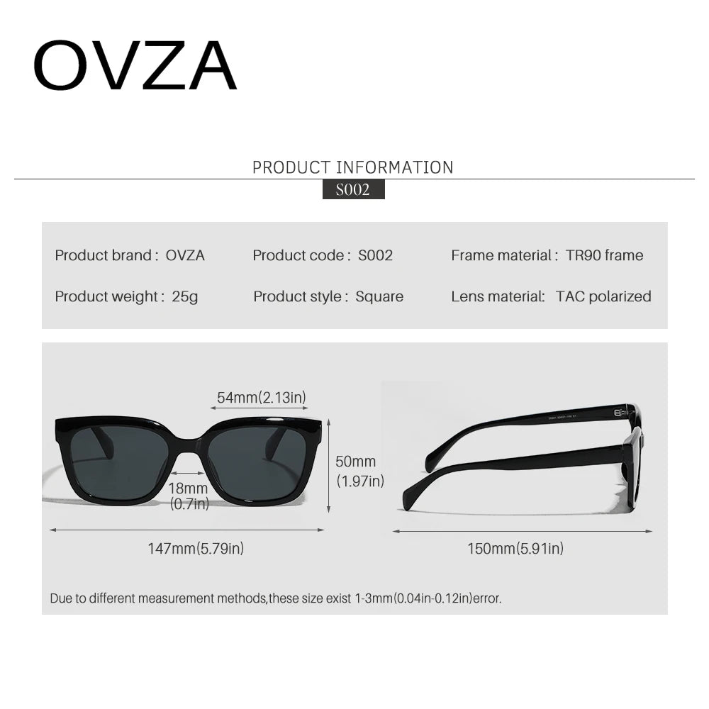 OVZA TR90 Fashion Sunglasses Polarized