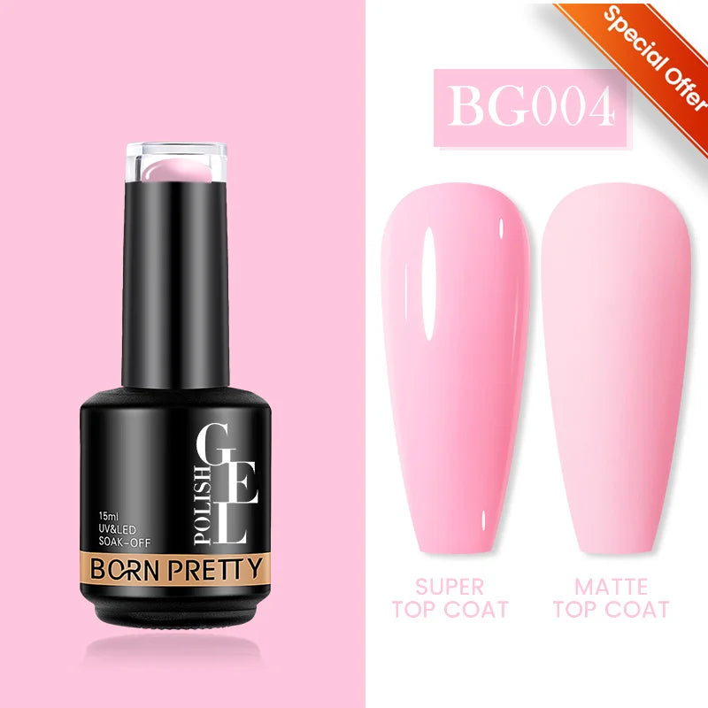 BORN PRETTY 10ml Pink Glass Cat Magnetic Gel
