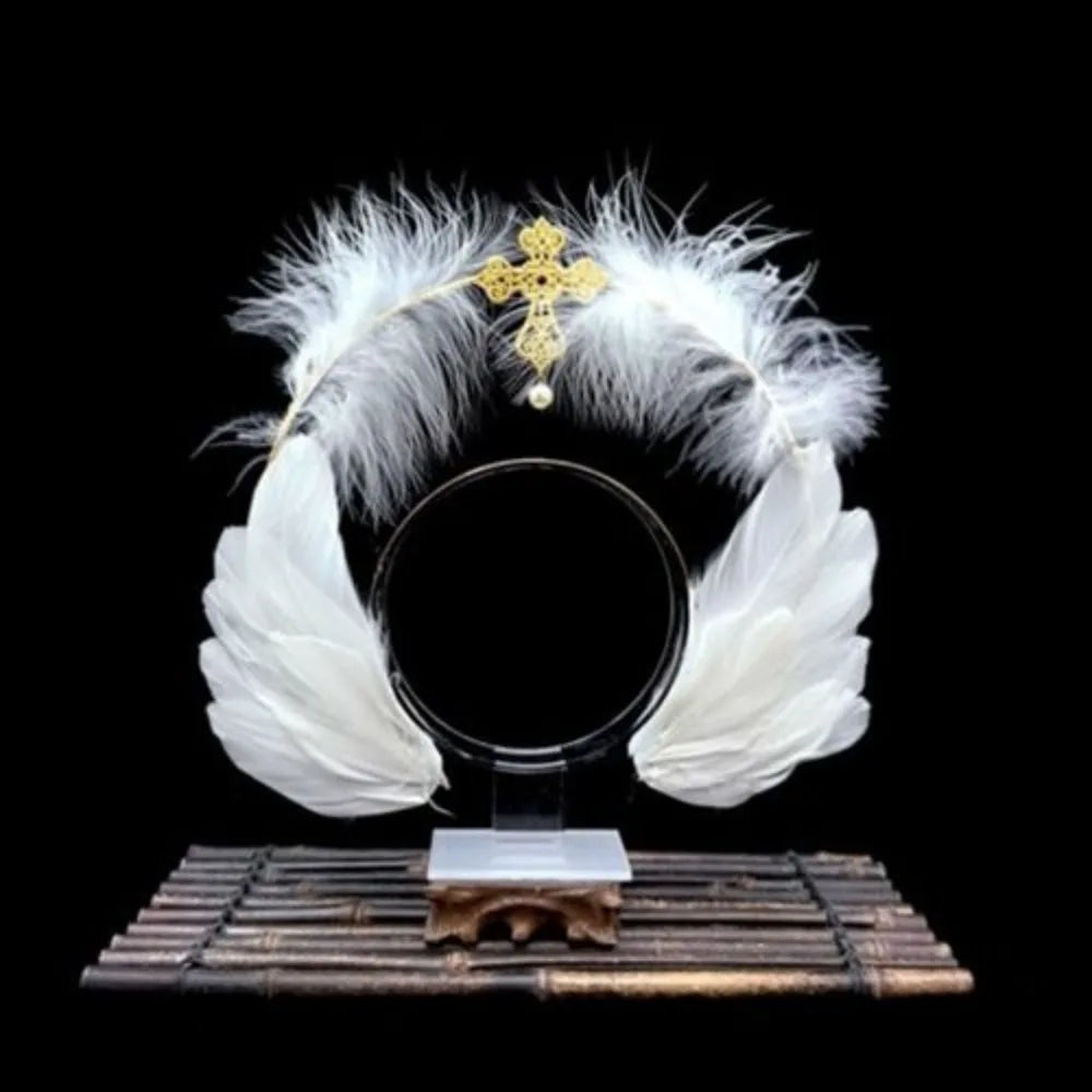 Dress Up Props Feather  Crown Headband