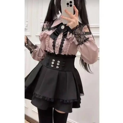Japanese Style Lolita 2 Piece Set Y2k