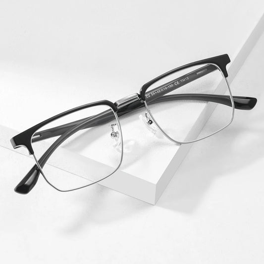 Gmei Optical Retro Alloy TR90 Men Glasses